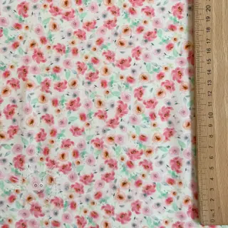 Viskosestoff RADIANCE Flowers Morene digital print