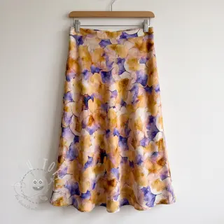 Viskosestoff RADIANCE Flower design D digital print