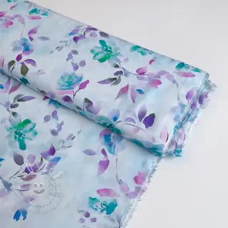 Viskosestoff RADIANCE Flowers Wendy digital print