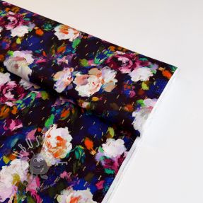 Viskosestoff LUREX Flower Tanja digital print