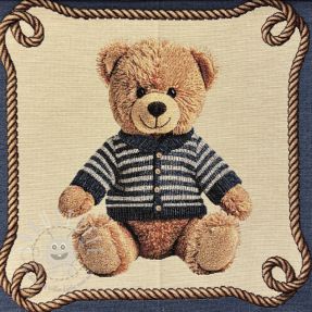 Dekostoff GOBELIN PREMIUM Teddy Bear Nautic PANEL