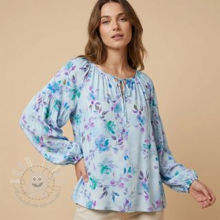 Viskosestoff RADIANCE Flowers Wendy digital print