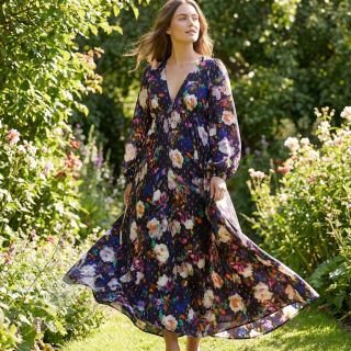 Viskosestoff LUREX Flower Tanja digital print