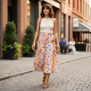 Viskosestoff RADIANCE Flowers Jaja digital print