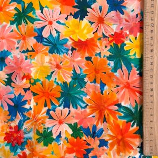 Viskosestoff ECOVERO Flowers design C digital print