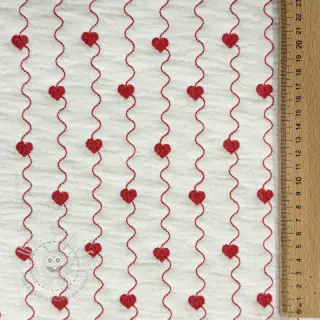 Double gauze/musselin STEPPED Heart