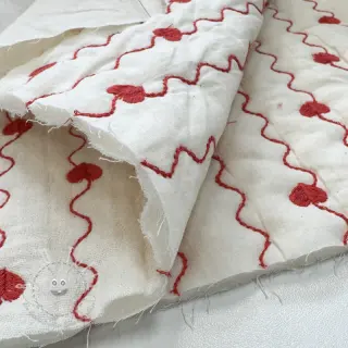 Double gauze/musselin STEPPED Heart