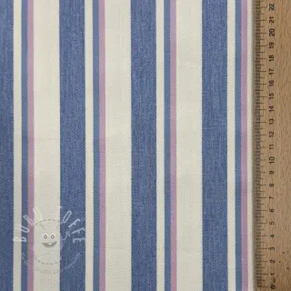 JEANS DENIM YARN DYED Stripe pink