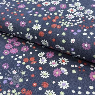 Baumwollstoff JEANS Hearts