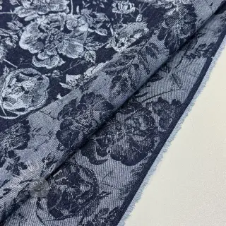 JEANS DENIM JACQUARD Flowie