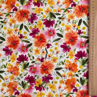 Viskosestoff STRETCH Flowers Sonja digital print