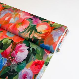 Viskosestoff RADIANCE Flower design B digital print