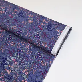 Viskosestoff ECOVERO Flowers Galia purple