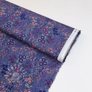 Viskosestoff ECOVERO Flowers Galia purple