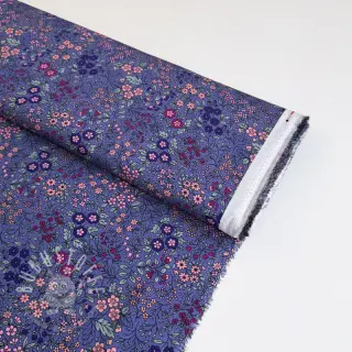 Viskosestoff ECOVERO Flowers Galia purple