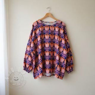 Viskosestoff ECOVERO Flowers Celia cobalt