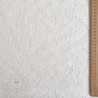 Baumwollstoff EMBROIDERY 2 side Camelia