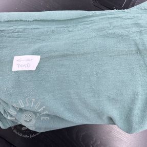Leinenstoff gewaschen STONEWASHED PREMIUM dark mint 2nd class