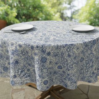 Dekostoff Linenlook Bloom Fully Mix digital print