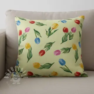 Dekostoff Tulip Flower Field digital print