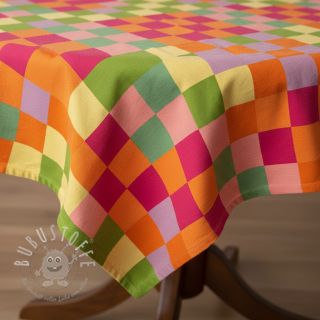 Dekostoff Joyful Block Patch digital print