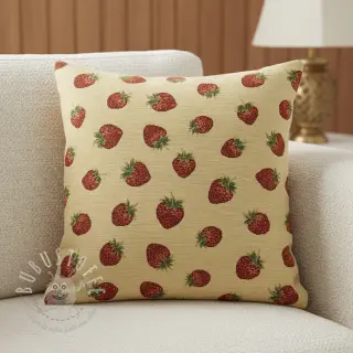 Dekostoff GOBELIN premium Strawberry Sweet Joy