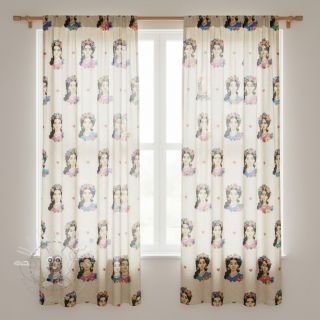 Dekostoff Linenlook premium Viva Flower Girl