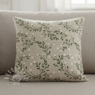 Dekostoff Linenlook premium Flower Bell Garland