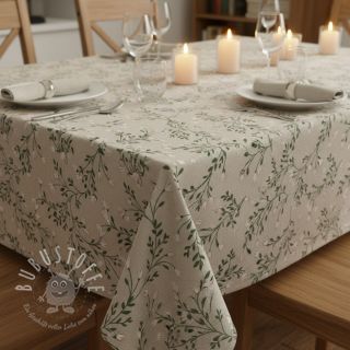 Dekostoff Linenlook premium Flower Bell Garland