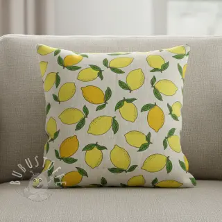 Dekostoff Linenlook premium Sunny Lemon Fruit