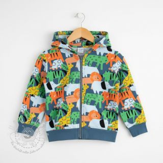 Sweatstoff Animaland petrol