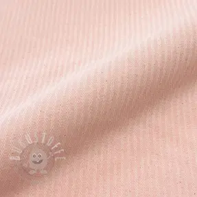 Dekostoff DOBBY Colored stripe light pink