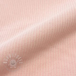 Dekostoff DOBBY Colored stripe light pink