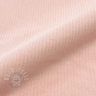 Dekostoff DOBBY Colored stripe light pink