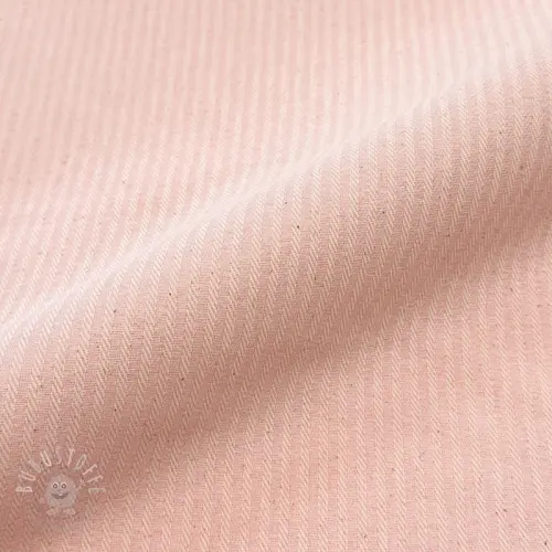 Dekostoff DOBBY Colored stripe light pink