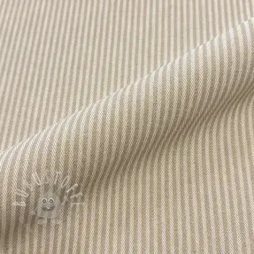 Dekostoff DOBBY Colored stripe sand