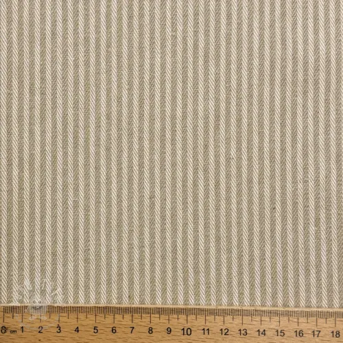 Dekostoff DOBBY Colored stripe sand
