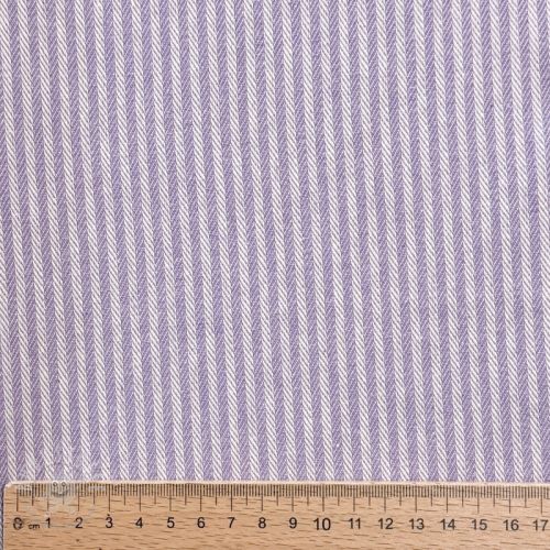 Dekostoff DOBBY Colored stripe lavender