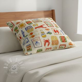 Dekostoff Mediterranean Vibe digital print