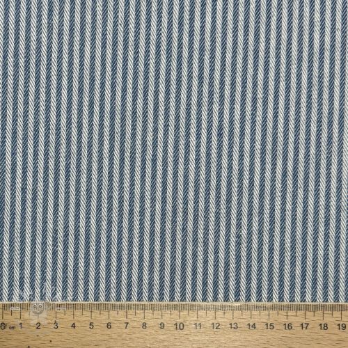 Dekostoff DOBBY Colored stripe blue