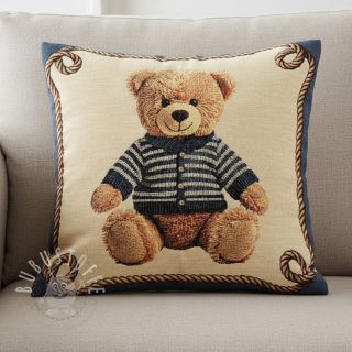 Dekostoff GOBELIN PREMIUM Teddy Bear Nautic PANEL