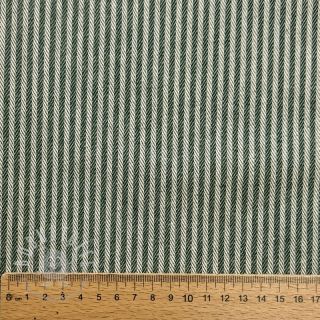 Dekostoff DOBBY Colored stripe bottle green