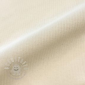 Dekostoff DOBBY Colored stripe naturel