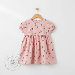 Baumwollstoff FLANNEL Flowers light pink