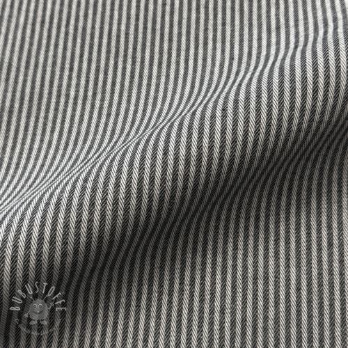 Dekostoff DOBBY Colored stripe black