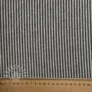 Dekostoff DOBBY Colored stripe black