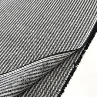 Dekostoff DOBBY Colored stripe black