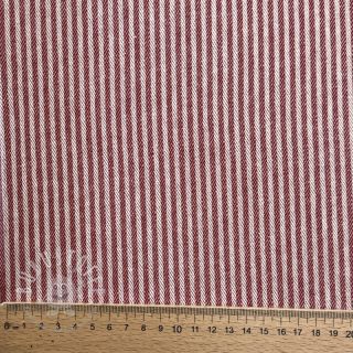 Dekostoff DOBBY Colored stripe burgundy