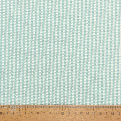 Dekostoff DOBBY Colored stripe mint