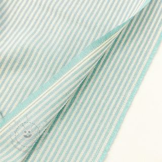 Dekostoff DOBBY Colored stripe mint